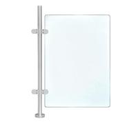 Garde-corps en verre en acier inoxydable 316, garde-corps de balcon pour compléter les panneaux en verre ou en bois, garde-corps en acier inoxydable, pour véranda, balcon, piscine, jardin