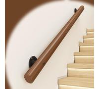 Garde Corps Escalier En Bois 120 180 280cm Rampe D'escalier De Murale, Balustrade Rambarde Pour Villas Balcons Couloirs Appartements(300cm/10ft)