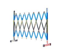 Garde-corps Extensibles Robustes, Porte D'allée Rétractable Avec Roues Latérales, Clôture De Circulation Rétractable Portable, Réglage De La Direction À 270 °, For Chantier(Blue,1000cm/33FT)