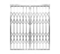 Garde Corps Fenetre Barreaux de Grille de Sécurité Escamotable, Barreau Fenetre Anti Intrusion