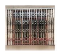 Garde Corps Fenetre Barres De Sécurité De Fenêtre En Acier Inoxydable Pliables 110 115 120 Cm H, Grille Anti-effraction De Fenêtre Réglable À L'intérieur Et À L'extérieur(145x120cm)