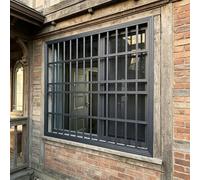 Garde Corps Fenetre Barres de Sécurité pour Fenêtres Extra-larges 100 150 180 210 cm, Grilles de Sécurité Anti-intrusion pour Vitrines de Magasin, Barrière(W120xH60cm/47x24in)