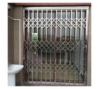 Garde Corps Fenetre Barres De Sécurité Pour Portes Et Fenêtres Pliantes Sur Mesure, Grilles De Fenêtre Rétractables En Acier Inoxydable Pour Sous-sols/immeubles De Bureaux(120x130cm)