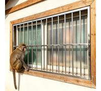 Garde Corps Fenetre Barrière de Sécurité Anti-faune pour Fenêtres, Kit Quincaillerie Grilles Anti-effraction Acier Inoxydable, Garde-corps Protection Fixe La Maison(W210xH190cm/83x75in)