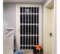 Garde Corps Fenetre Grille de Sécurité Antivol pour Portes Coulissantes/Barreaux de Sécurité pour Fenêtres, Grille de Sécurité Extra-large Personnalisable Portes-fenêtres(W135XH200CM/52x80in)