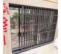 Garde Corps Fenetre Grille de Sécurité Extra Large pour Portes et Fenêtres, Grille de Sécurité Extensible pour Fenêtres Coulissantes, Barricade Antivol Grise, Grille de Sécurité(W125xH125cm/50x50in)