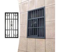 Garde Corps Fenetre Grille de Sécurité Florale Extérieure et Intérieure, Barre de Sécurité Antivol Polyvalente pour Fenêtres, Grille de Fenêtre Décorative Personnalisable(W150xH200cm/59x78in)