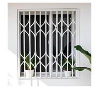 Garde-corps Pliant For Fenêtre, Barres De Sécurité Antichute For Fenêtres Coulissantes, Grille Invisible Rétractable En Aluminium Anti-cambriolage(W120xH140cm/48x55in)