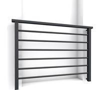Garde-corps pour balcon à la française 180 cm AluLight RAL 7016 anthracite mat