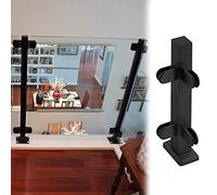 Garde Corps Verre Poteau de Balustrade en Verre Carré Sur Pied, Pilier de Panneaux de Clôture pour Panneau en Verre/ Plastique/ Bois/ Acrylique, Main-courante pour Escalier de Balcon ( Color : Corner