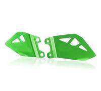 Garde Couvercle Protection Plaque Talon Repose-Pied Moto pour Kawasaki pour ZX10R pour Ninja 2011-2020 Garde Maître-Cylindre Frein Arrière Cale Pied Moto(Vert)