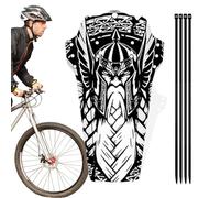 Garde de Boue,Garde de Boue de Montagne - Creative Quick Release Bicycle Mud Guard Ailes de vélo,Motif imprimé Bicycle Splash Guard Road Fenders pour Roues de vélo arrière