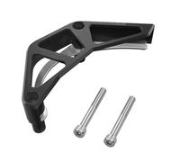 Garde de chaîne Convient pour Suzuki DRZ400S DRZ400SM 2000-2024, couvercle de chaîne de protection de pignon avant, bras de débrayage, butée de câble Couvercle de Protection(Black.)