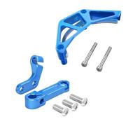 Garde de chaîne Convient pour Suzuki DRZ400S DRZ400SM 2000-2024, couvercle de chaîne de protection de pignon avant, bras de débrayage, butée de câble Couvercle de Protection(Blue Set)