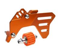 Garde de chaîne Convient pour SX SXF EXC EXC-F XC XCF XCW TPI FC TE TX 250 300 350 2016-2023 Couvercle de pignon avant Garde-chaîne Couvercle de Protection(Set Orange)