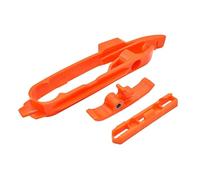 Garde de chaîne Convient pour SX SXF XC XCF 125 200 250 300 350 450 2012-2020 Kit de curseur chaîne bras oscillant Guide protection Collier serrage tuyau frein(Orange Swingarm)