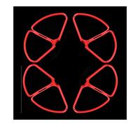 Garde d'hélice Compatible avec D Phantom 4 Pro 4P 4A 4 pièces Protecteur de Drone à dégagement Rapide Couverture de pièce de Rechange de Pare-Chocs Compatible avec la série D Phantom(Red)