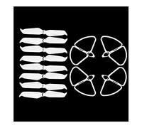 Garde d'hélice Compatible avec D Phantom 4 Pro 4P 4A 4 pièces Protecteur de Drone à dégagement Rapide Couverture de pièce de Rechange de Pare-Chocs Compatible avec la série D Phantom(White Set)
