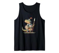 Garde Dinosaure Cool en Costume de Chevalier pour garçons et Filles Débardeur