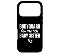Garde du Corps drôle pour ma Nouvelle Petite sœur Big Brother Security Coque pour iPhone 17 Pro
