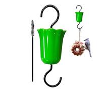 Garde-fourmis pour mangeoire à oiseaux - Protection contre les fourmis avec brosse | Crochet anti-fourmis | Crochet anti-fourmis pour maintenir solidement les pots de fleurs, les carillons éoliens et
