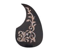Garde-Guitare Folk 1 Pièce, Protecteur De Guitare Acoustique En Cellulose, Fleur Violette, Goutte D'oreille, Adhésif Adapté Au Style Martin