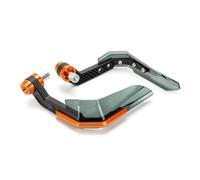 Garde-main Protecteur Levier Protecteur Universel Modification Équipement De Protection CNC En Alliage D'aluminium Moto Garde-main Bouclier Coupe-vent(Orange)