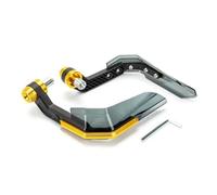Garde-main Protecteur Levier Protecteur Universel Modification Équipement De Protection CNC En Alliage D'aluminium Moto Garde-main Bouclier Coupe-vent(Gold)