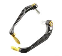 Garde-Mains Alliage Aluminium Protection Leviers Garde-Mains | Alliage aluminium robuste, installation facile sans perçage, compatible guidon 22mm, style sport noir mat