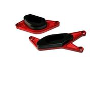 Garde Moteur de Moto pour Suzuki GSR 400 600 750 GSR600 GSR400 06-12 GSR750 12-16 Cadre CNC pour Curseur Crash Pad pour Moteur Stator Boîtier Protecteur(Rouge)