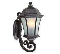 Garde Murale Lumière en Finition Noire étanche des lumières de Porche avec Nuance en Verre Transparent, Ombre architecturale de Lampe à Douille E26 répertoriée pour l'entrée, Porte d'entrée
