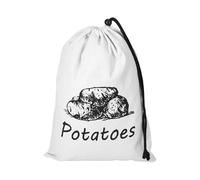 Garde-pommes de terre | Cordon de serrage pour ail, oignons, pommes de terre - Récipient alimentaire réutilisable pour légumes, grand sac de rangement de cuisine pour homme et femme pour la maison, le
