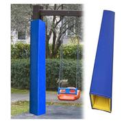 Garde Poteau De Basket Ball 213 Cm Protection De Poteaux pour Aire De Jeux, 4x4 6x6 8x8 Protection Carrée Anti-Collision pour Poteaux, pour Gymnase Et École(Blue,2.5"x2.5" (6x6cm))