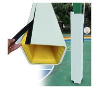 Garde Poteau De Basket Ball Coussin Carré pour Poteau De Basket Extérieur, Rembourrage pour Poteau Métallique, Résistant Aux Intempéries, Protection, Garage(White H 5ft,2x2 inch)