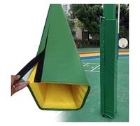 Garde Poteau De Basket Ball Coussin Carré pour Poteau De Basket Extérieur, Rembourrage pour Poteau Métallique, Résistant Aux Intempéries, Protection, Garage(Green H 5ft,2x2 inch)