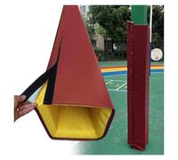 Garde Poteau De Basket Ball Coussin Carré pour Poteau De Basket Extérieur, Rembourrage pour Poteau Métallique, Résistant Aux Intempéries, Protection, Garage(Red H 5ft,2x2 inch)