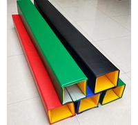 Garde Poteau De Basket Ball Coussinets Anti-Collision Carrés De 1,8 M De Haut, pour Poteau Basket-Ball, Coussin De Sécurité Robuste pour Poteau Carré De 4X4, 5X5, 6X6, 7X7, 8X8(Red,6"x6"(15x15cm))