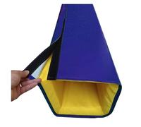 Garde Poteau De Basket Ball Hauteur 152 Cm Protection pour Poteau De Basket Carré, Extérieur, Auto-adhésive 8x8 12x12 16x16 20x20 Protection pour Poteau Résistante(Blue,19x19 In/48.2x48.2cm)