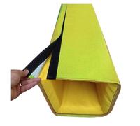 Garde Poteau De Basket Ball Hauteur 152 Cm Protection pour Poteau De Basket Carré, Extérieur, Auto-adhésive 8x8 12x12 16x16 20x20 Protection pour Poteau Résistante(Yellow,6x6 In/15.2x15.2cm)