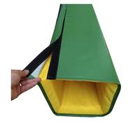 Garde Poteau De Basket Ball Hauteur 152 Cm Protection pour Poteau De Basket Carré, Extérieur, Auto-adhésive 8x8 12x12 16x16 20x20 Protection pour Poteau Résistante(Green,6x6 In/15.2x15.2cm)
