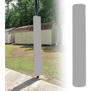 Garde Poteau De Basket Ball Housse Protection Poteau Panier Volley-Ball, Tapis Protection Poteau sous-Sol Rond, Compatible avec Les Colonnes en Métal/béton De 60 À 220 Mm(Gray H 180cm,Dia 220mm)