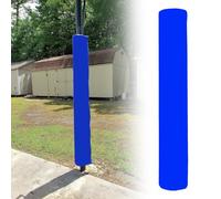 Garde Poteau De Basket Ball Housse Protection Poteau Panier Volley-Ball, Tapis Protection Poteau sous-Sol Rond, Compatible avec Les Colonnes en Métal/béton De 60 À 220 Mm(Blue H 60cm,Dia 60mm)