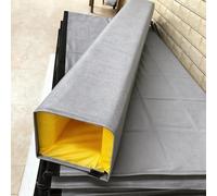 Garde Poteau De Basket Ball Protection Poteau Basket-Ball Extérieur Poteau Carré, Protection Poteau Universelle Toutes Saisons, Protection Poteau De Garage Ou De sous-Sol(Gray,6.5"x6.5"(6.5x16.5cm))