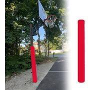 Garde Poteau De Basket Ball Protection Poteau en Mousse, Tapis Poteau Rond Rouge, Bleu, Jaune Et Noir Poteau 50, 70, 100, 120 Ou 150 Mm Diamètre(Red H 150cm,Dia 50mm)