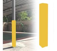 Garde Poteau De Basket Ball Rembourrage Autocollant Poteau Garage Carré, Hauteur 1,5 M, Protection en Mousse pour Poteau en Métal/béton, Protection Anti-Collision Réutilisable(Yellow,8"x8"(20x20cm))