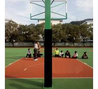 Garde Poteau De Basket Ball Rembourrage Poteau Basket Carré, Hauteur 150/180 Cm, Garage, Compatible avec Poteaux 7 X 7, 10 X 10, 12 X 12, 15 X 15, 30 X 30 Cm,(Black 150cm,30x30cm)