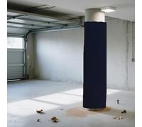 Garde Poteau De Basket Ball Rembourrage Poteau Garage Stationnement, Diamètre 4 5 10 15 20 Cm, Mousse Sécurité Toutes Saisons Terrains Sport, Lampadaires, Hauteur 1,5 M(Black,Dia 10in(25.5cm))
