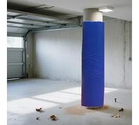 Garde Poteau De Basket Ball Rembourrage Poteau Garage Stationnement, Diamètre 4 5 10 15 20 Cm, Mousse Sécurité Toutes Saisons Terrains Sport, Lampadaires, Hauteur 1,5 M(Blue,Dia 9in(23cm))