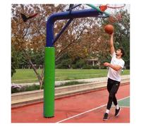 Garde Poteau De Basket Ball Rembourrage Rond pour Poteau De Basket-Ball D'extérieur, Housse en Mousse pour Protection De Poteau De Garage en Métal(Green H 3 FT,Dia 89mm (3 1/2in))