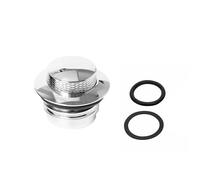 Garde réservoir moto Couvercle de Console de carburant pour tableau de bord lisse, noir mat, brillant, adapté pour Touring CVO Electra Road Street Glide 08-22(Chrome Cap)